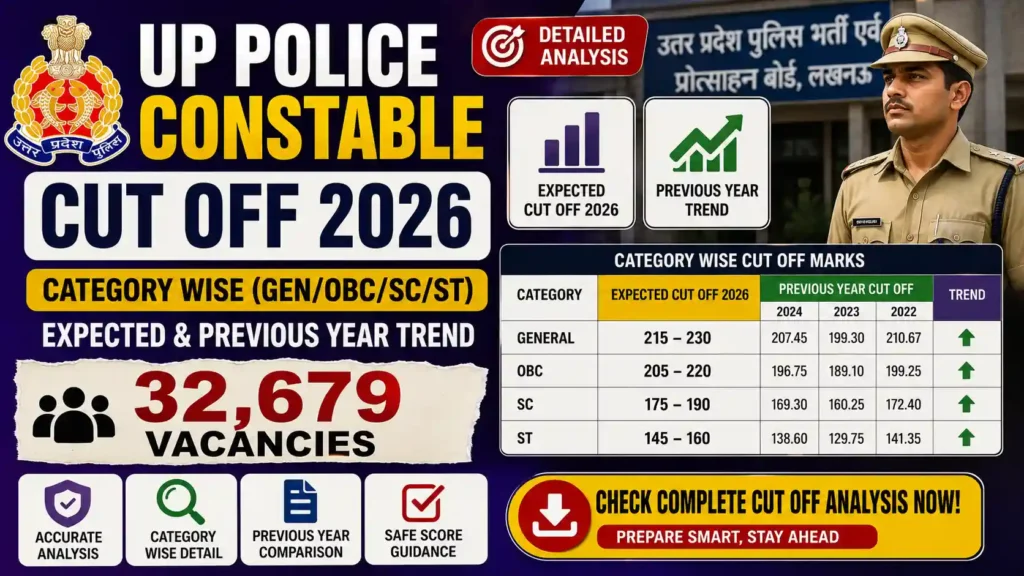 UP Police Constable Cut Off 2026