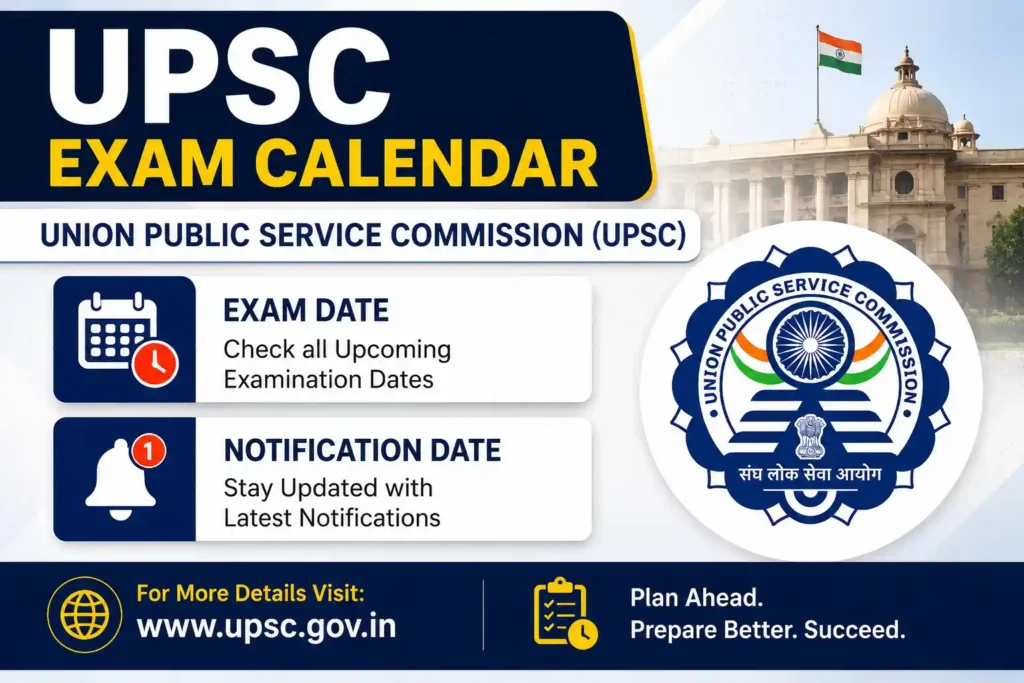 UPSC 2027 exam dates list