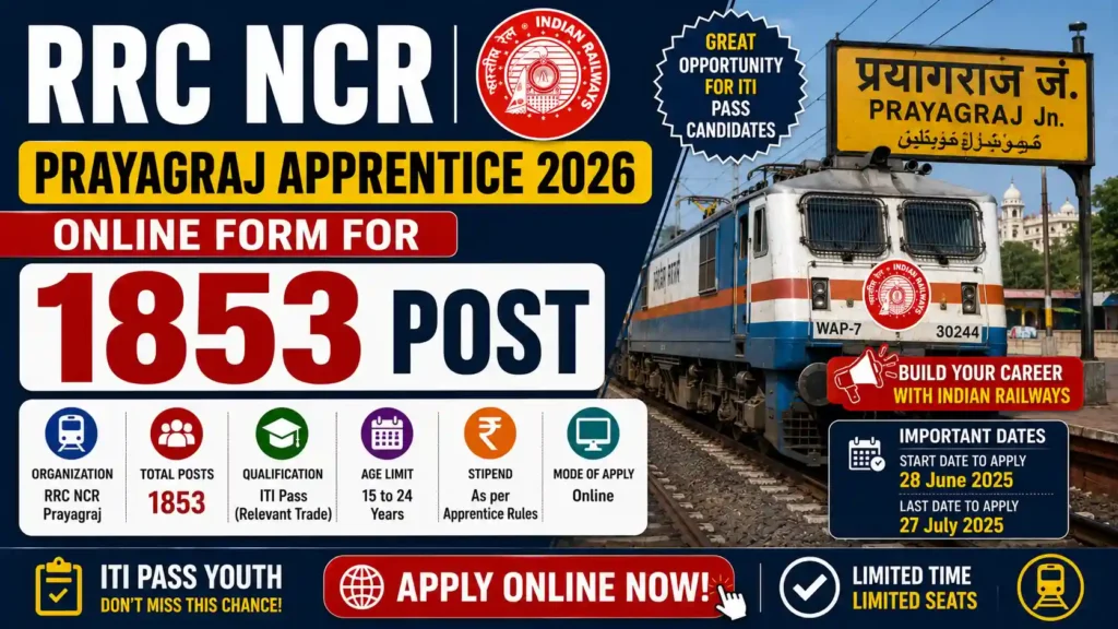 RRC NCR Prayagraj Apprentice 2026