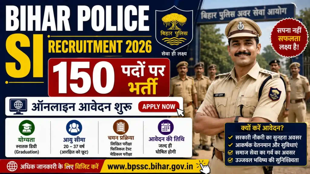 Bihar Police SI Recruitment 2026