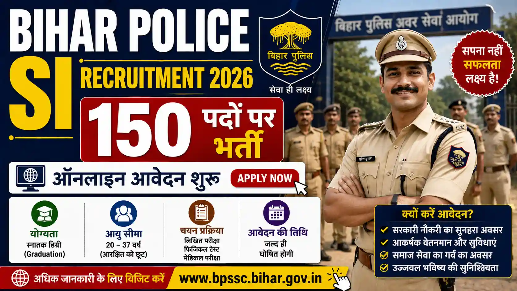 Bihar Police SI Recruitment 2026