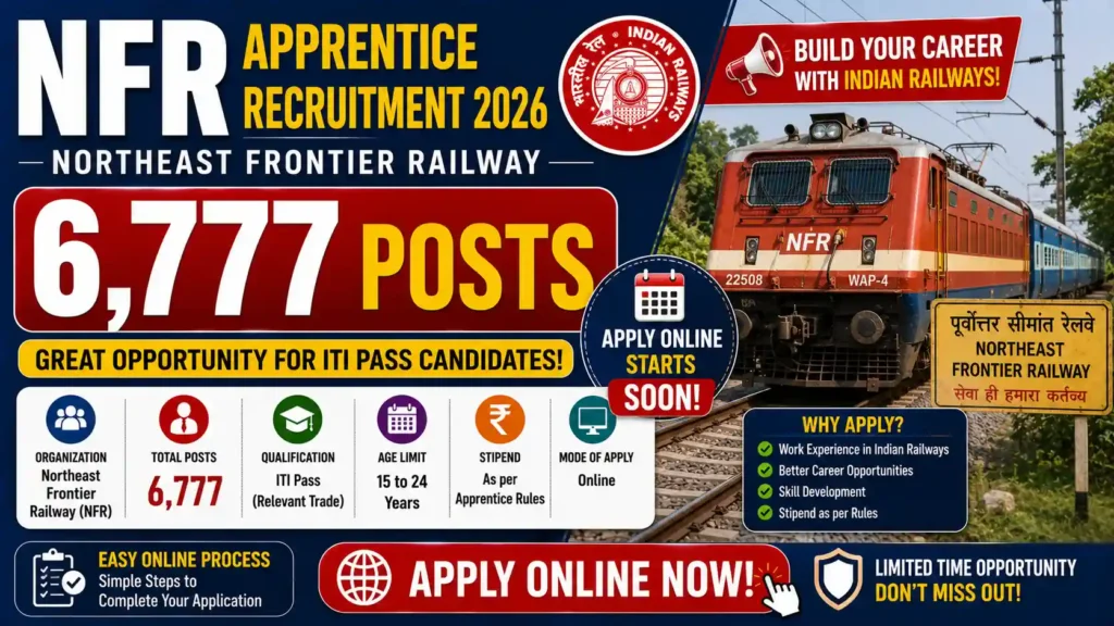 NFR Apprentice Recruitment 2026