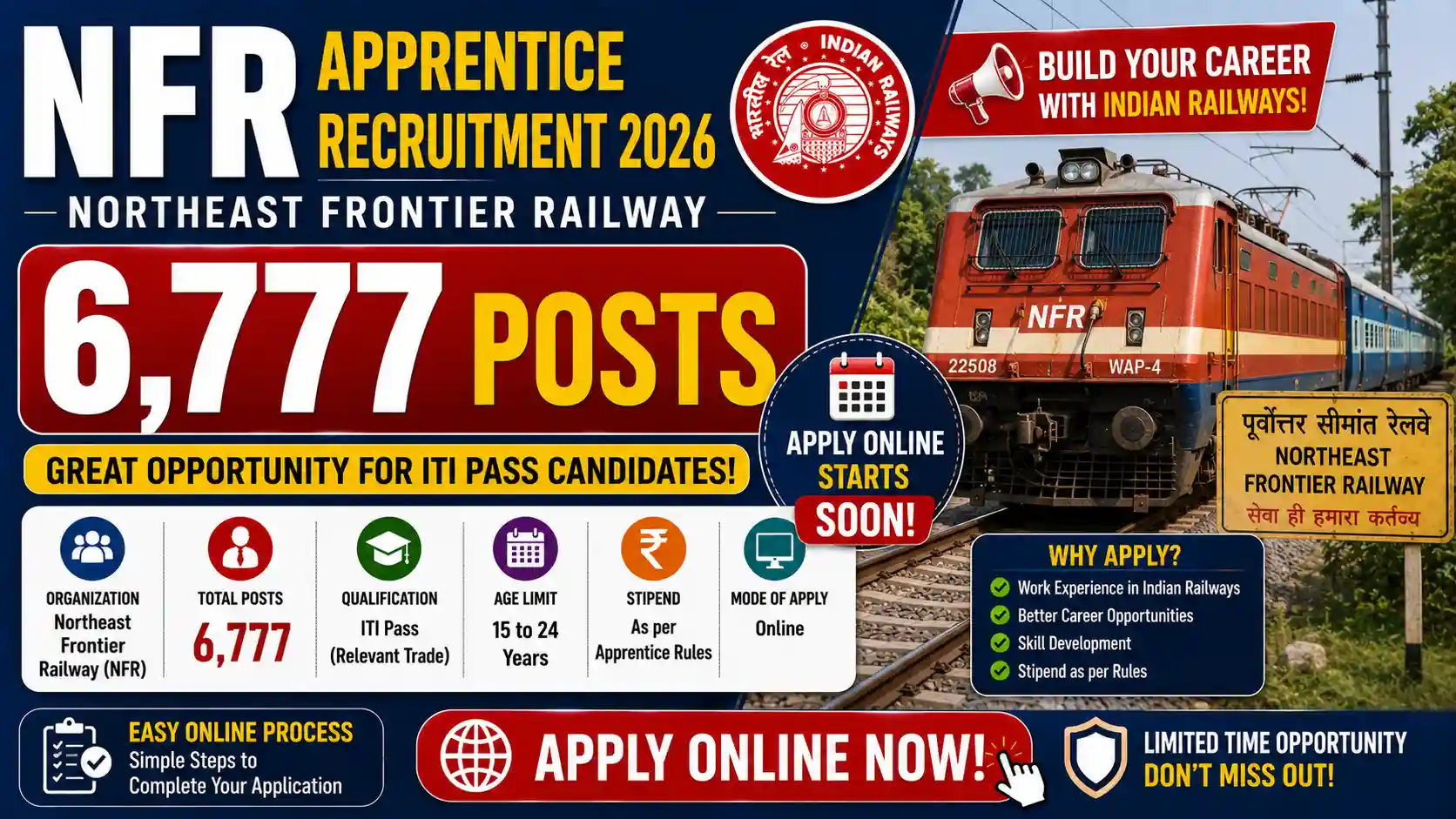 NFR Apprentice Recruitment 2026