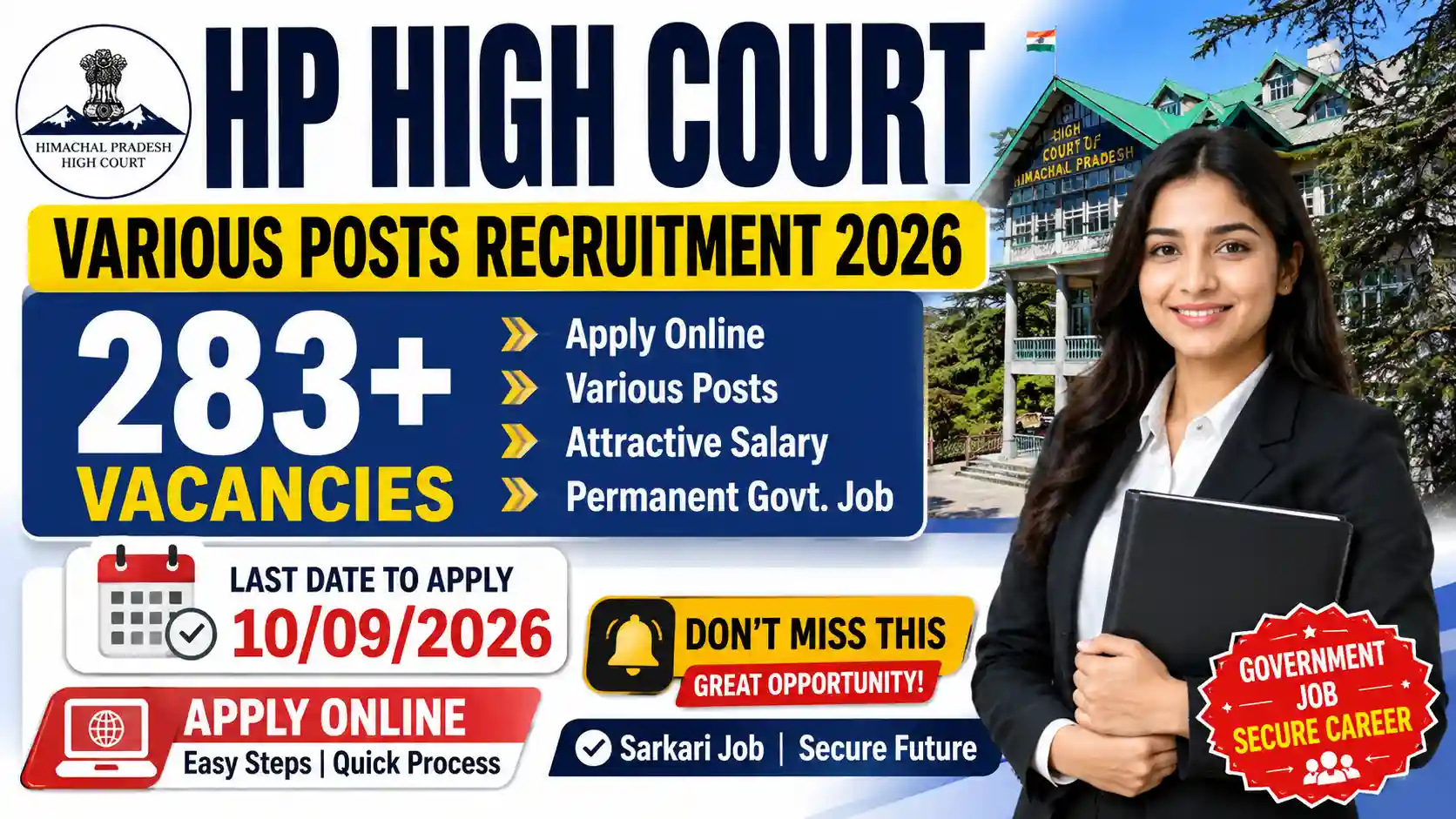 HP High Court Recruitment 2026